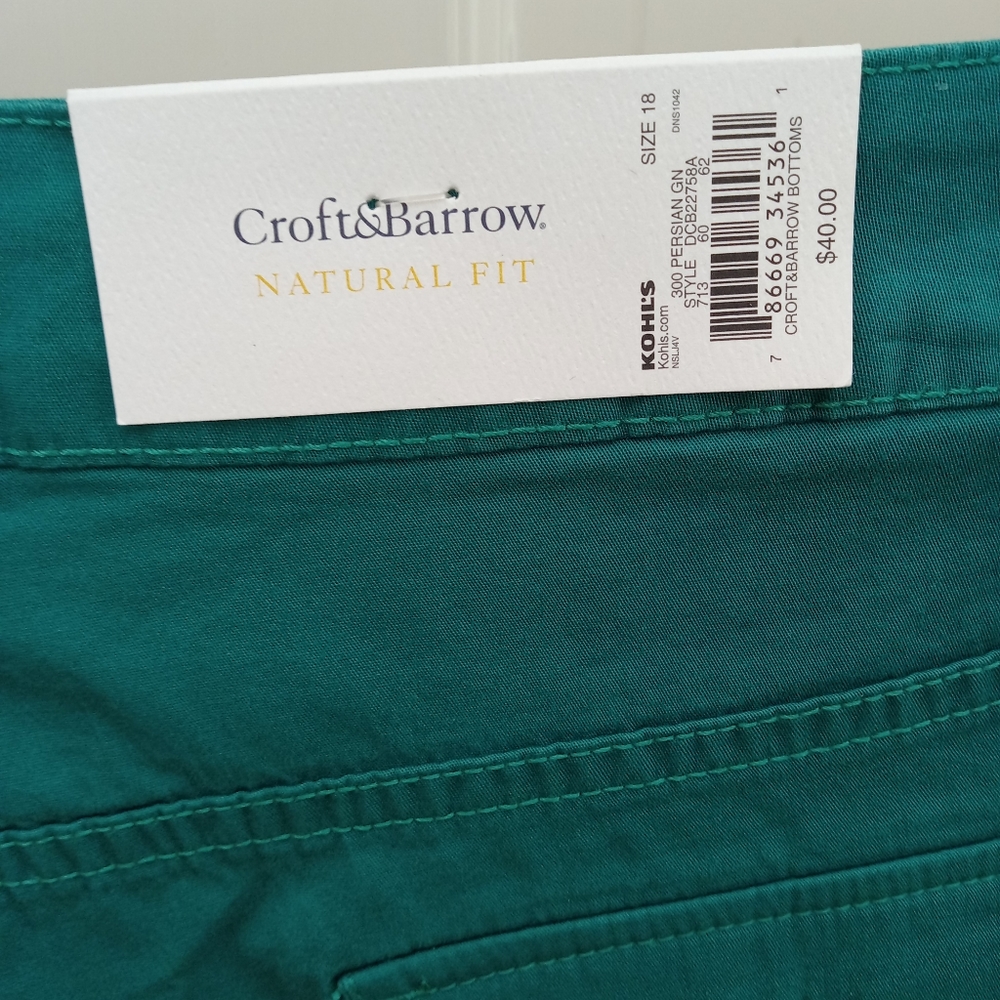 Croft&Barrow Stretch Slacks. NWOT - Picture 2 of 9
